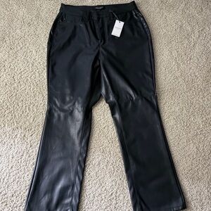Judy Blue Black Faux Leather Pants